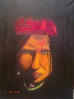 Nomadic Shepherd, India, Oil on Canvas, 70X50cm, August 2011 Nomadic Shepherd, India, Oil on Canvas, 70X50cm, August 2011