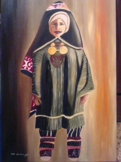 Me - Purim 1976, Oil on Canvas, 80X60cm, 2011 Me - Purim 1976, Oil on Canvas, 80X60cm, 2011