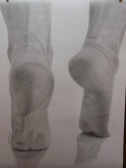 My Feet, Graphite, 100X70cm, 2013 My Feet, Graphite, 100X70cm, 2013