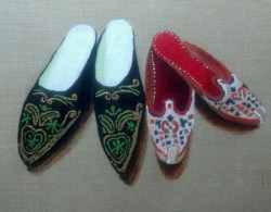 My Moroccan Shoes, Oil on Canvas, 50X60cm, 2013 My Moroccan Shoes, Oil on Canvas, 50X60cm, 2013
