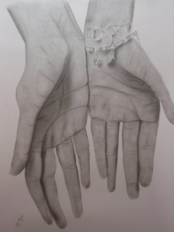 My Palms, Graphite, 100X70cm, 2013 My Palms, Graphite, 100X70cm, 2013